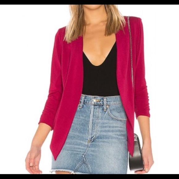 BCBGeneration Jackets & Blazers - BCBG tuxedo blazer in garnet